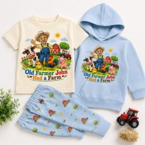 3-Piece Pajama & Hoodie Set